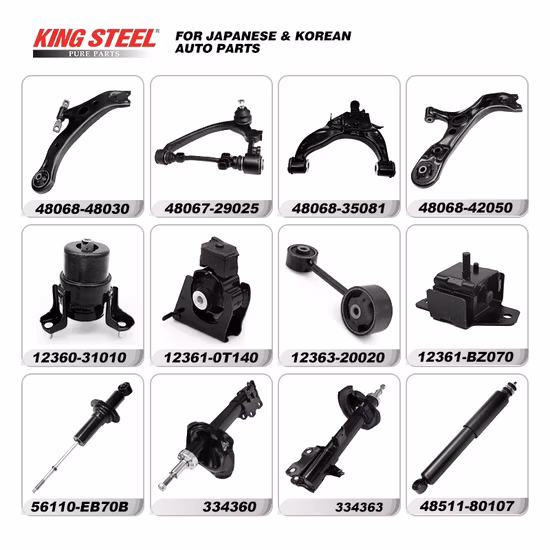 Atacado China Guangzhou bom preço King Steel peças sobressalentes automotivas para carro coreano do Japão Toyota Corolla Hyundai Suzuki Vitara